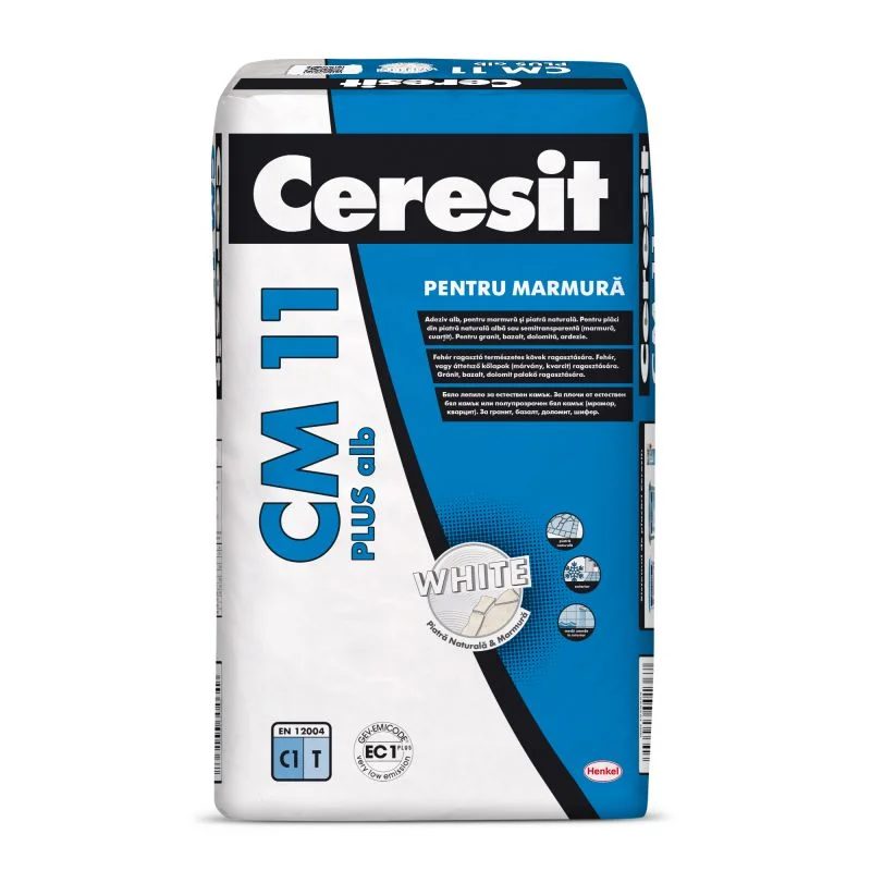 Adeziv gresie si faianta CM11 alb Ceresit 25 kg