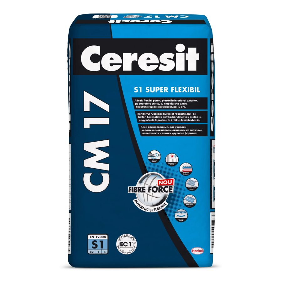 Adeziv gresie si faianta flexibil CM17 Ceresit 25kg
