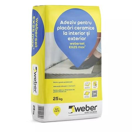 Adeziv placari ceramice Weber Ex25 25kg