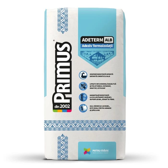 Adeziv termoizolatii Primus alb 25kg
