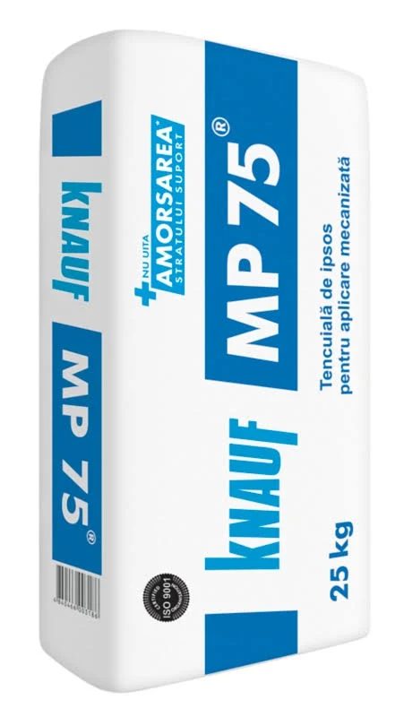 Tencuială pe baza de ipsos Knauf MP 75 25kg