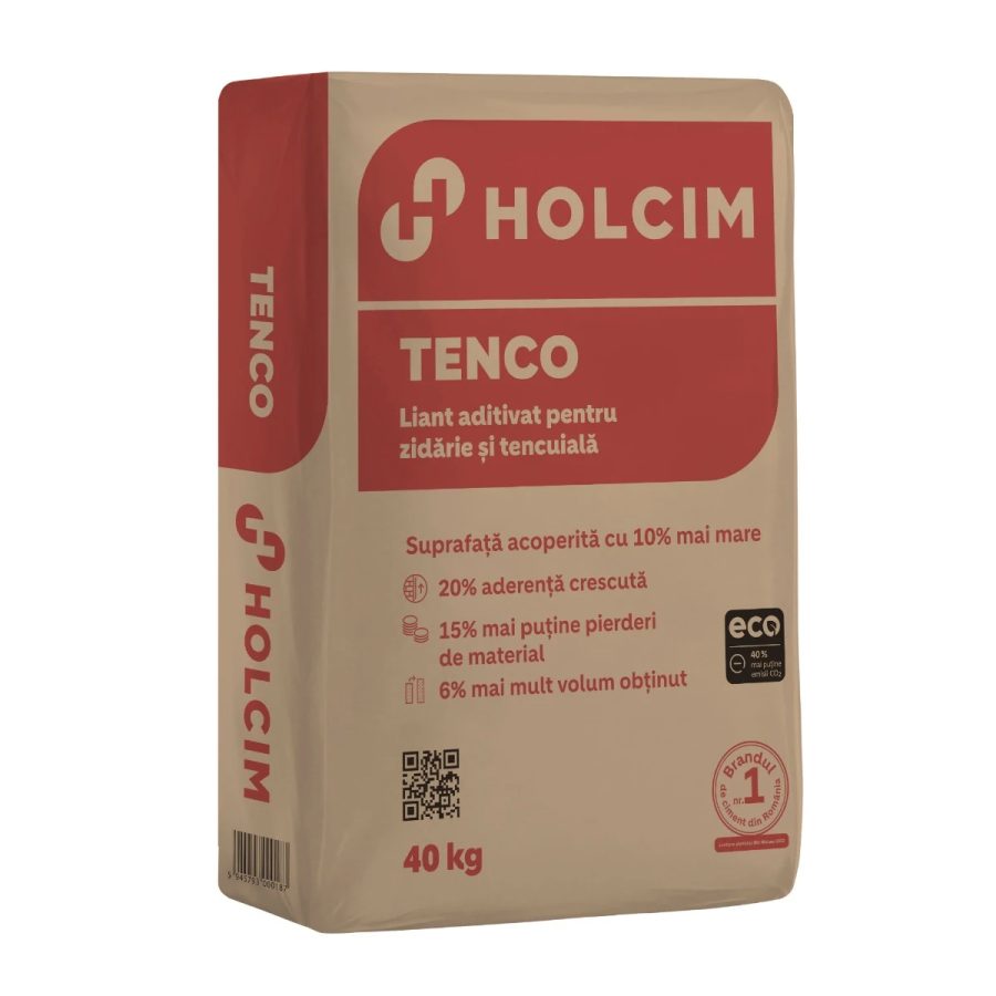 Liant pentru tencuiala Tenco Holcim 20kg