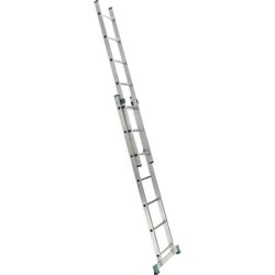 Scara aluminiu culisanta, 2 x 9 trepte